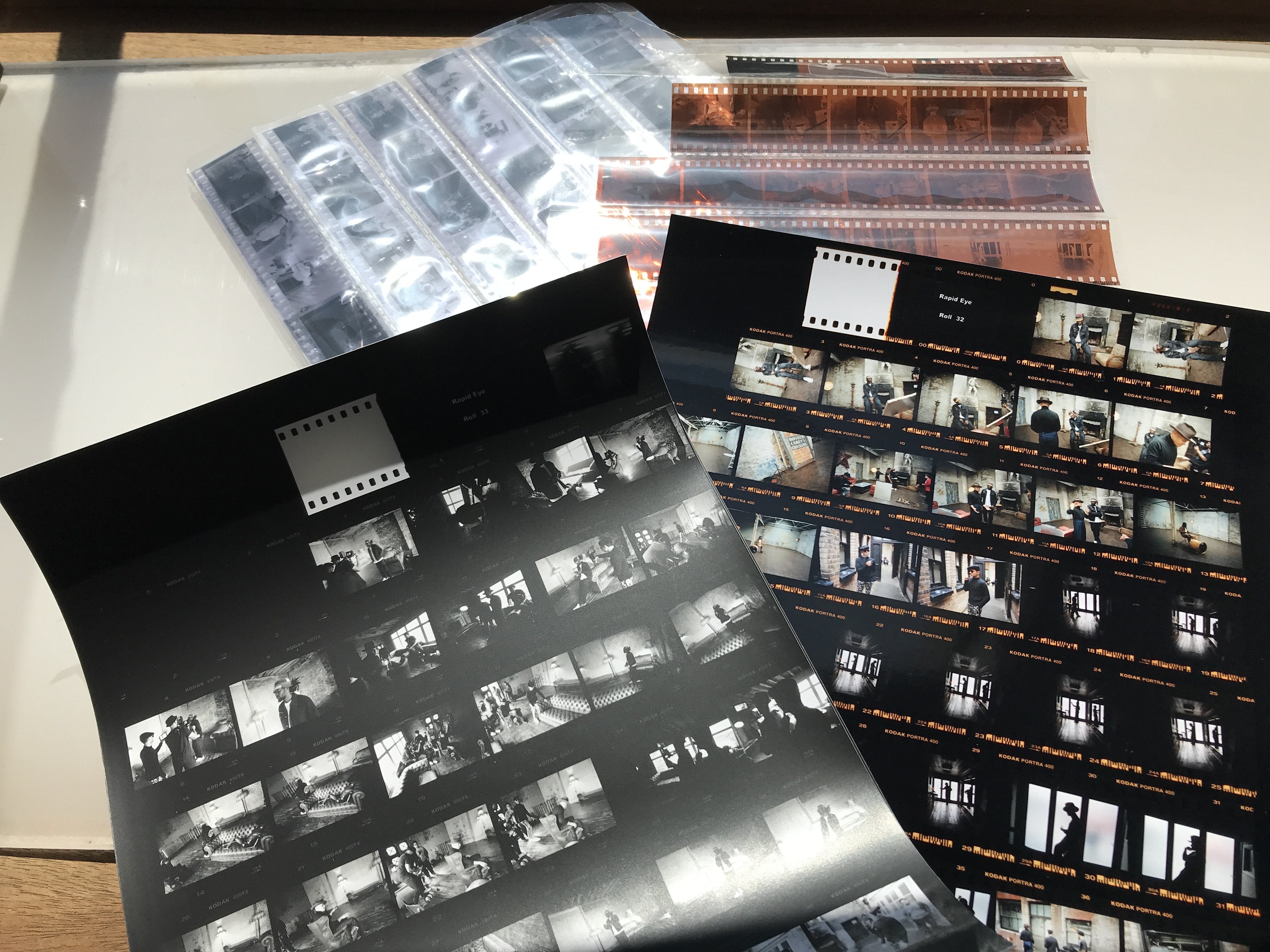 Colour (C41) 35mm Dev, Scan & Traditional Contact Print Rapid Eye